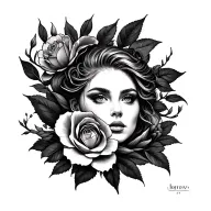 Coverup tattoo design idea
