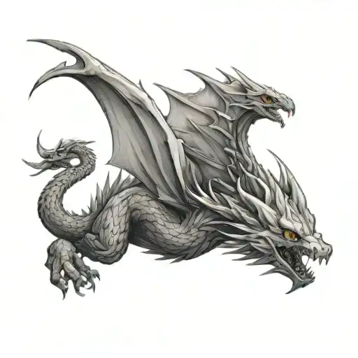 Draco tattoo design idea