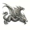 Draco tattoo design idea