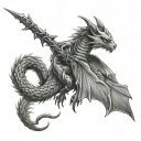 Draco tattoo design idea