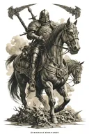warhammer 40k horsemen of the apocalypse tattoo design idea