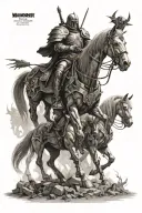 warhammer 40k horsemen of the apocalypse tattoo design idea