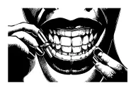 dentist themed tattoo tattoo design idea