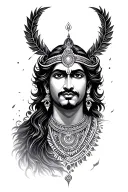 Sudarshan Chakra tattoo design idea