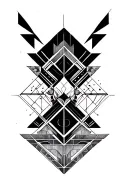 stoic virtues tattoo design idea