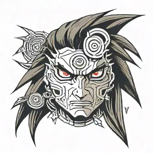 Madara uchiha eyes tattoo design idea