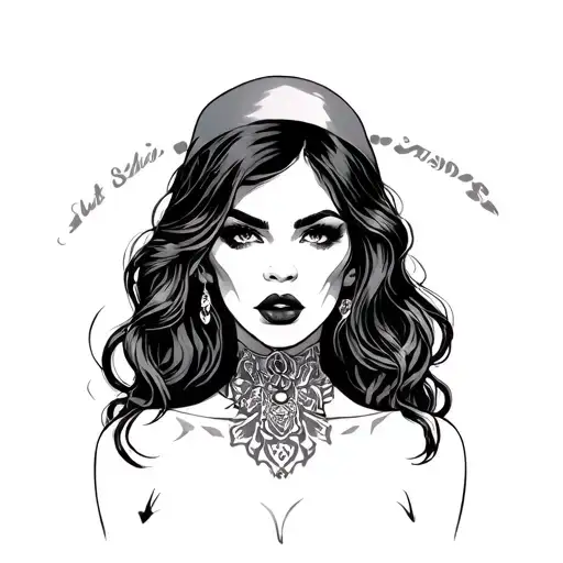 Slut tattoo design idea