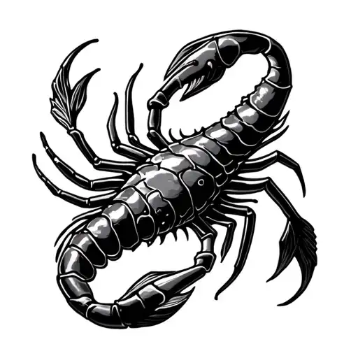 Scorpio And Pisces tattoo design idea