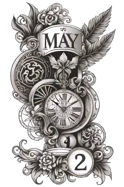 May 29 2023 in Roman numerals tattoo design idea