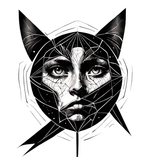 Sadness, Depression, Pain misery suffering tattoo design idea