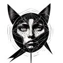 Sadness, Depression, Pain misery suffering tattoo design idea