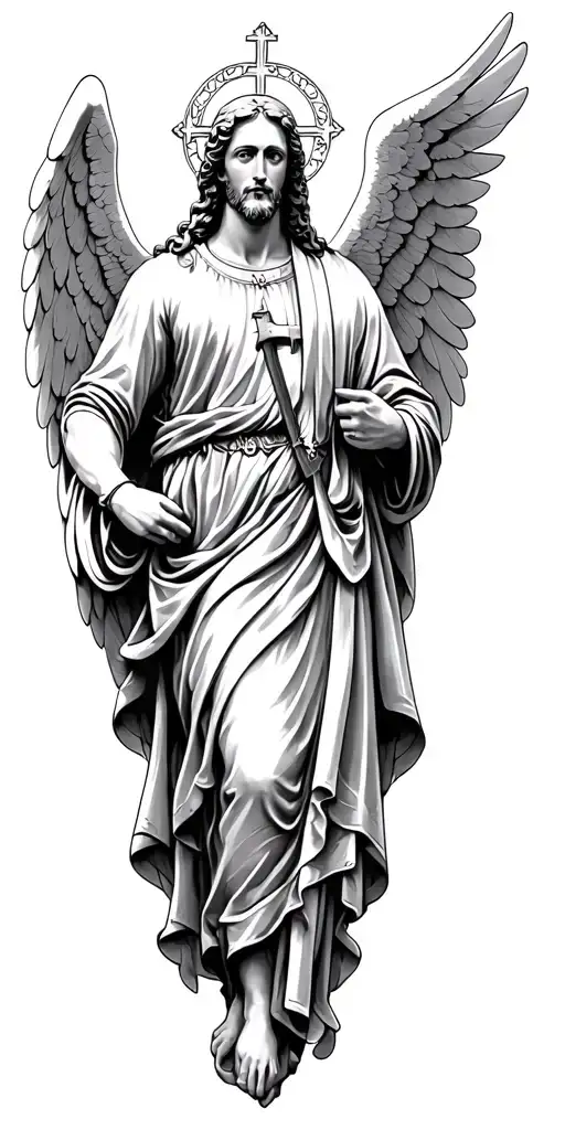 irish catholic tattoo Michael the archangel tattoo design idea