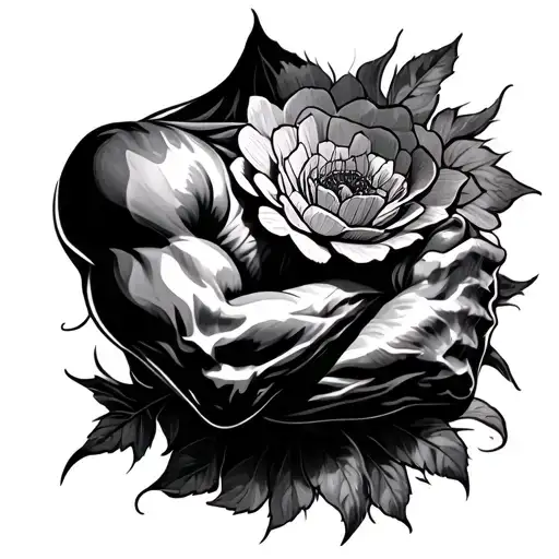 Bicep tattoo design idea