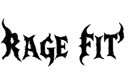 "RAGE FIT" tattoo design idea