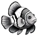 nemo clown fish tattoo design idea