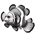 nemo clown fish tattoo design idea