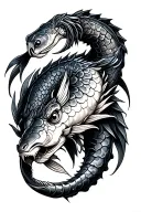 Pisces and Scorpio tattoo design idea
