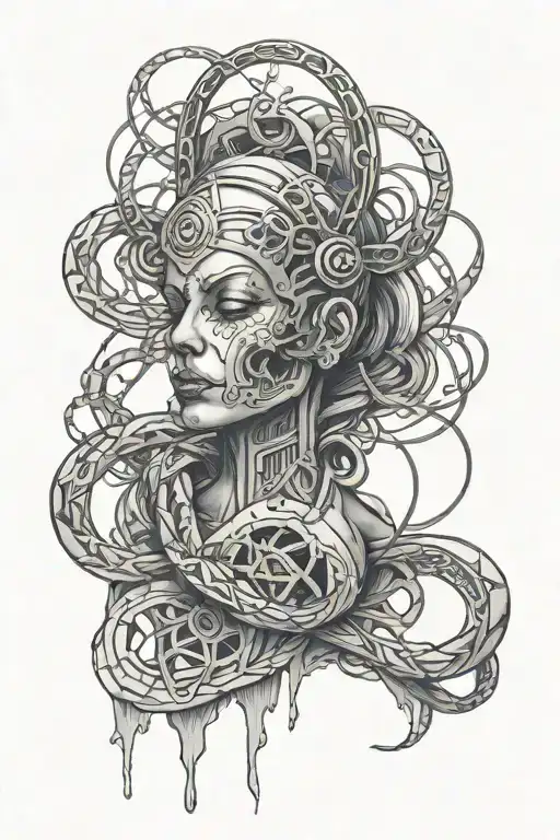 bdsm slavery tattoo design idea