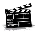 Clapperboard tattoo design idea