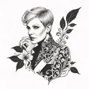 Annie Lennox tattoo design idea