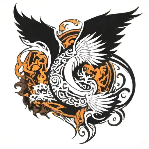 earth wind water fire  tattoo design idea