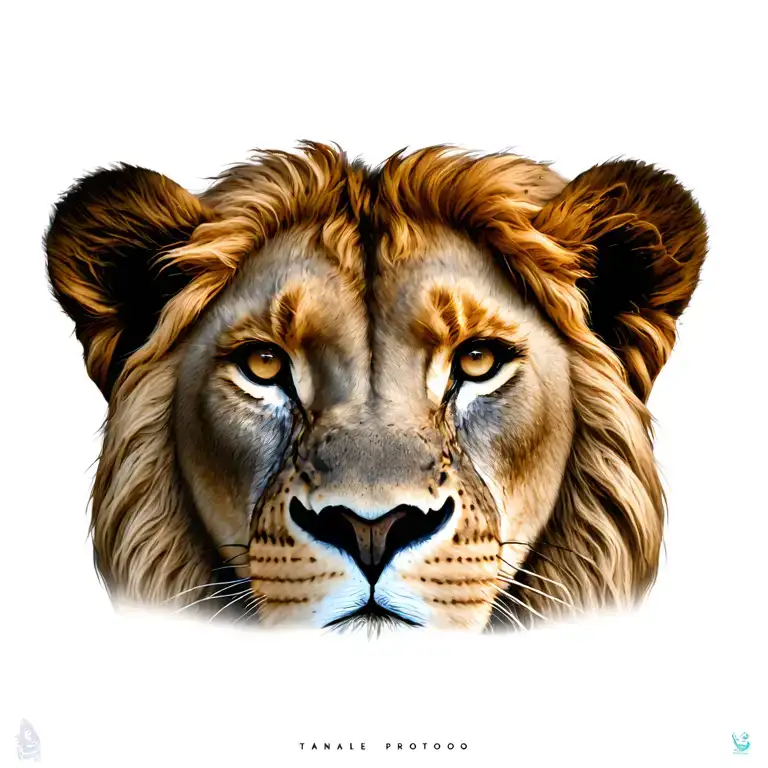 female lion face tattoo tattoo design idea