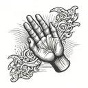 JJK Todo Boogie Woogie clapping hands tattoo design idea