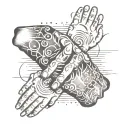 JJK Todo Boogie Woogie clapping hands tattoo design idea
