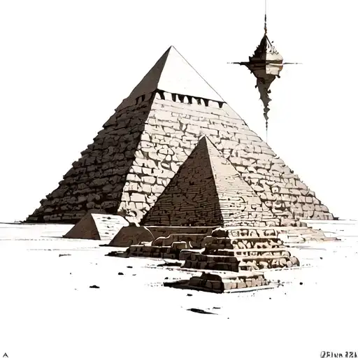 Giza tattoo design idea