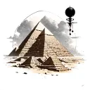 Giza tattoo design idea