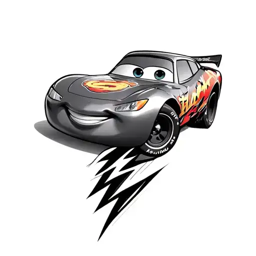 lightning Mcqueen 95 tattoo design idea