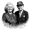Memorial Grandparents tattoo design idea
