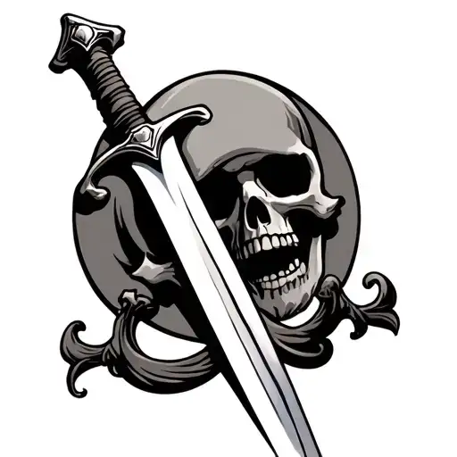 Pirate Sword tattoo design idea