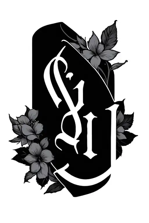 Name tattoo for hand that writes OLI tattoo design idea