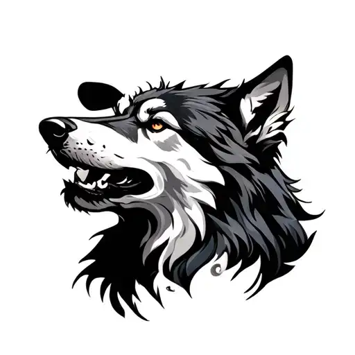 Sigma Wolf tattoo design idea