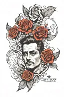 Gavrilo Princip tattoo design idea