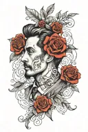 Gavrilo Princip tattoo design idea