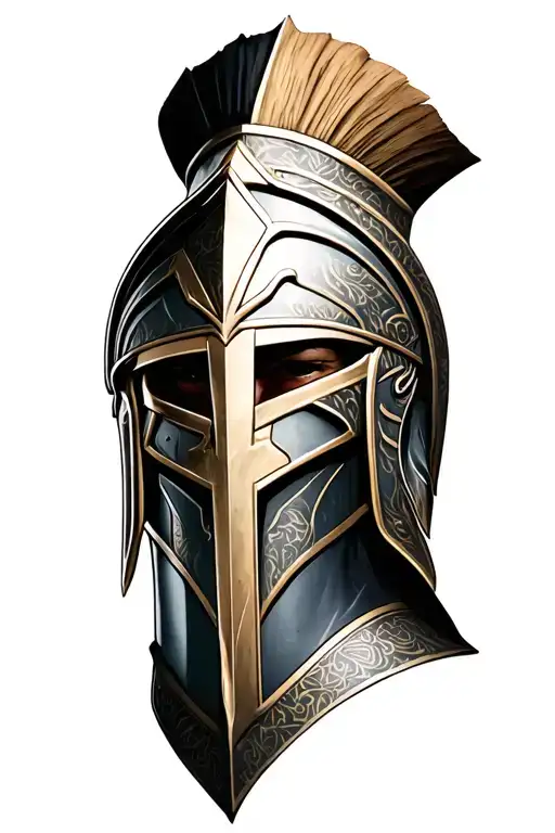 spartan warrior tattoo design idea