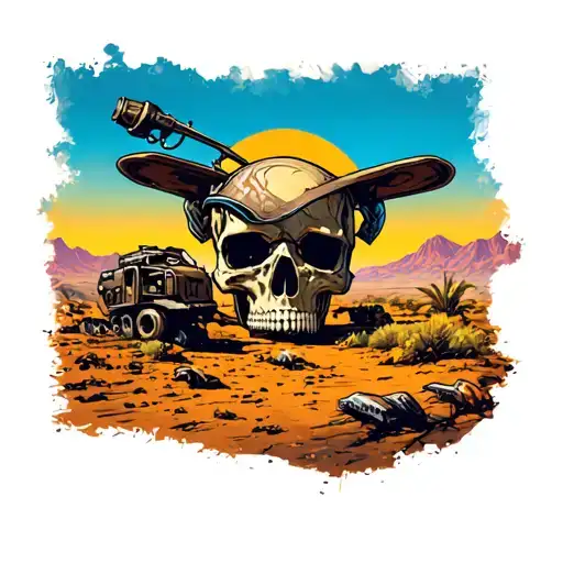 Fallout New Vegas tattoo design idea