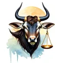 Taurus And libra tattoo design idea