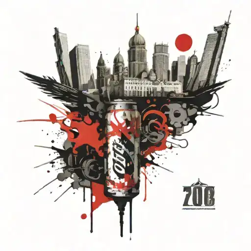 moscow city underground tattoo design idea