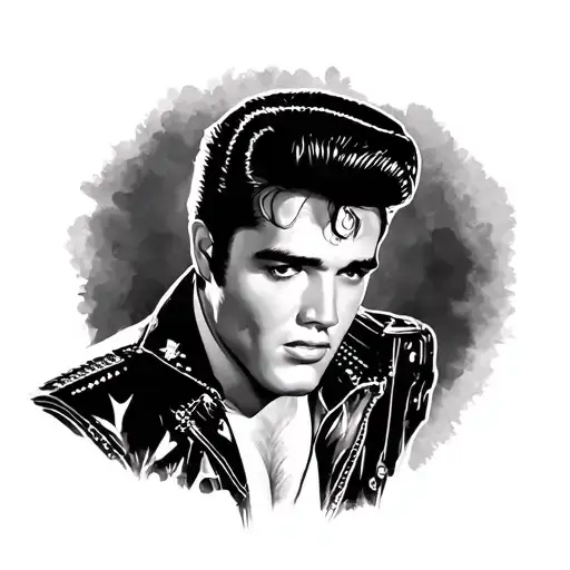 Elvis Presley tattoo design idea