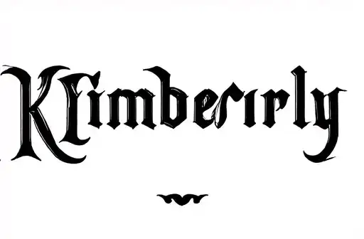 "Kimberly" tattoo design idea