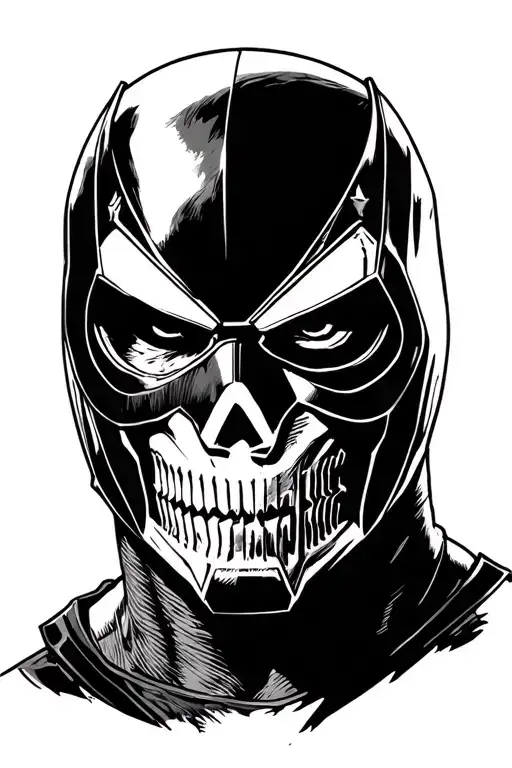 Deathstroke dc comics tattoo design idea