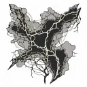 Kintsugi tattoo design idea