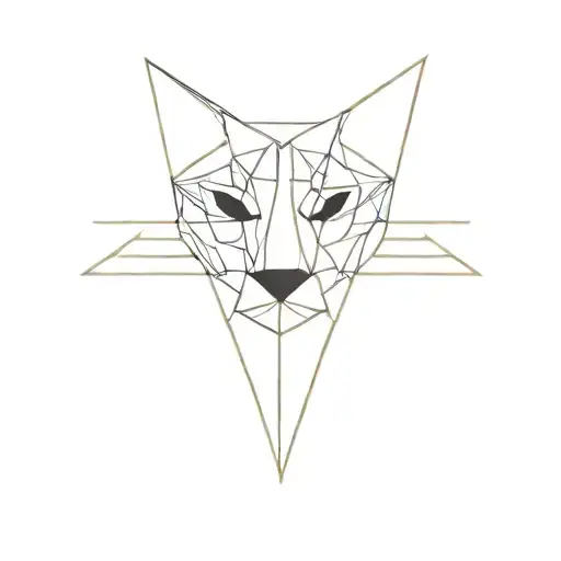 cat nose print tattoo design idea