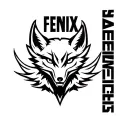 "Fenix Defense Tech" Military Style Fox Head with Phoenix Body with strength logo tattoo design idea