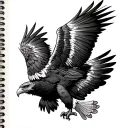 Wedge Tailed Eagle tattoo design idea
