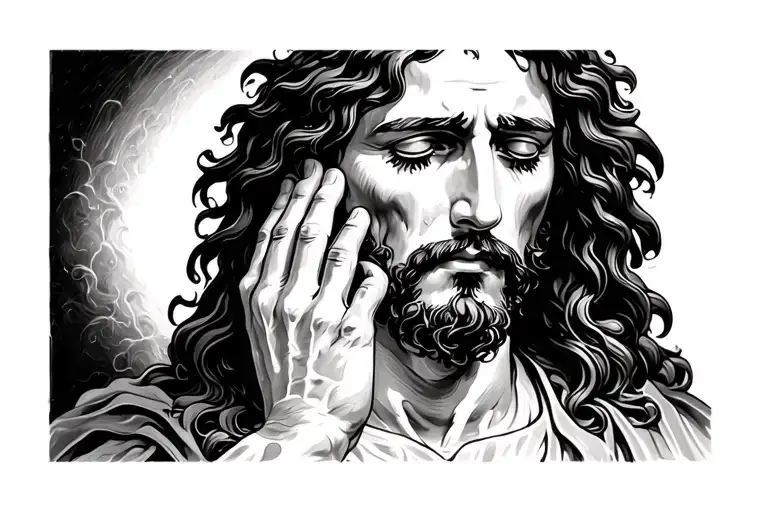jesus wept tattoo design idea