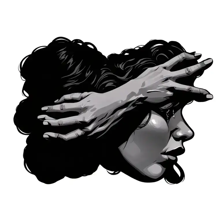 simple elegant female domestic abuse survivor power strength tattoo design idea